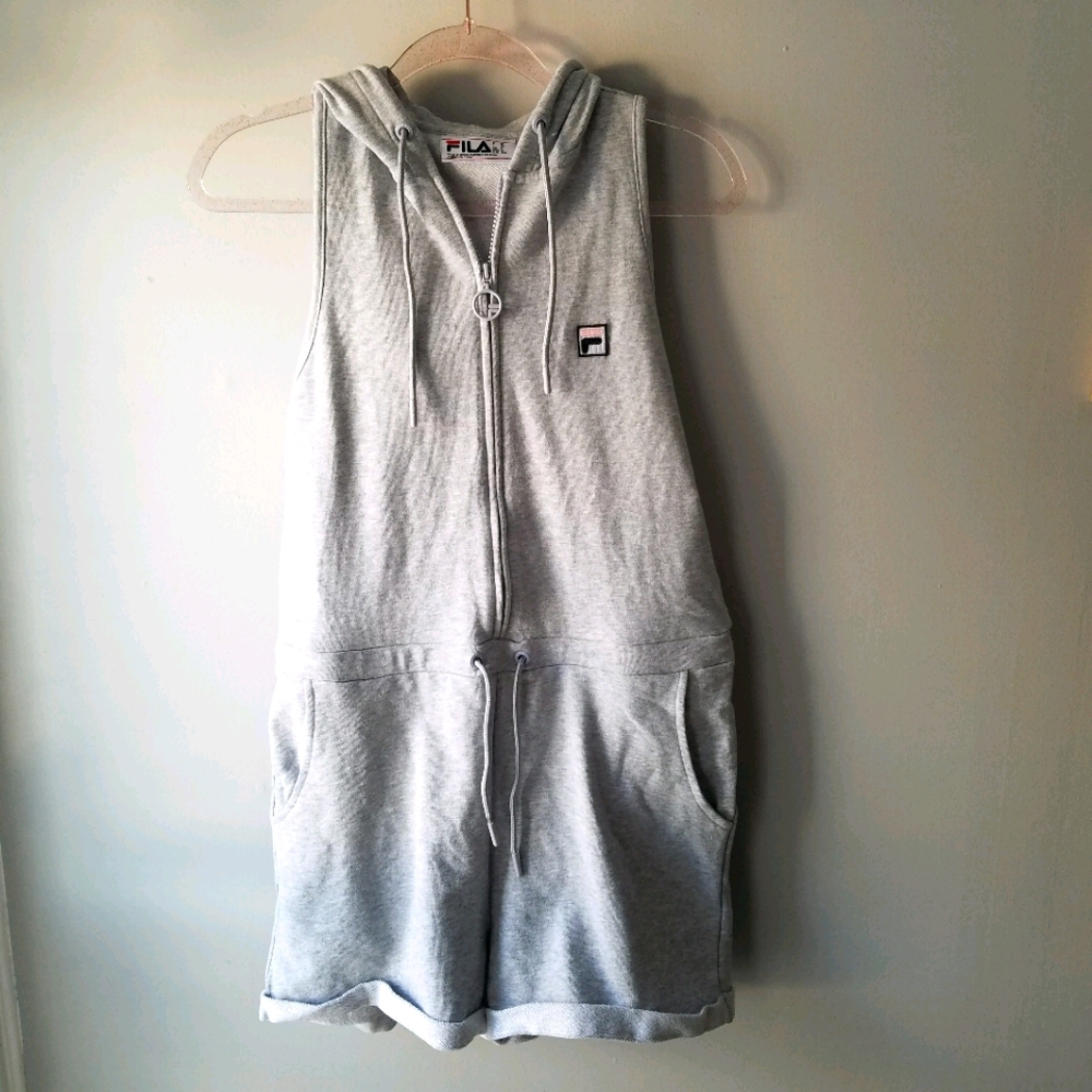 FILA Gray Emerson Romper NWT Size Medium